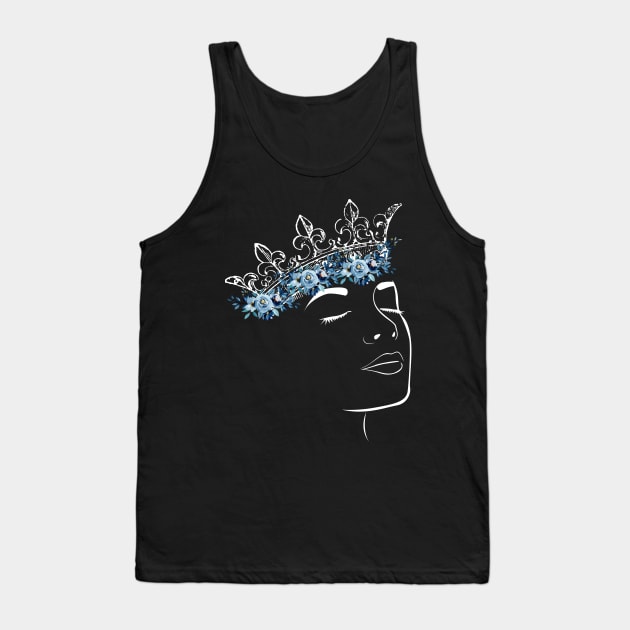 Beauty flocrown Tank Top by moonalida